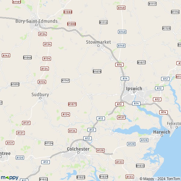 Map Shotley Gate: map of Shotley Gate (IP9 1) and practical information