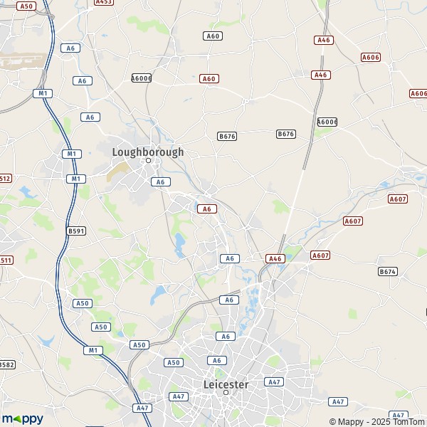 Map Charnwood: map of Charnwood (LE11 3) and practical information