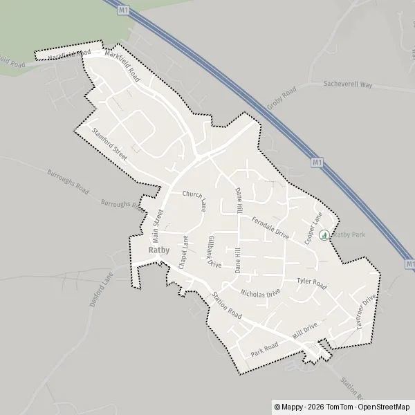 Map Ratby: map of Ratby, Hinckley and Bosworth LE6 0 and practical ...