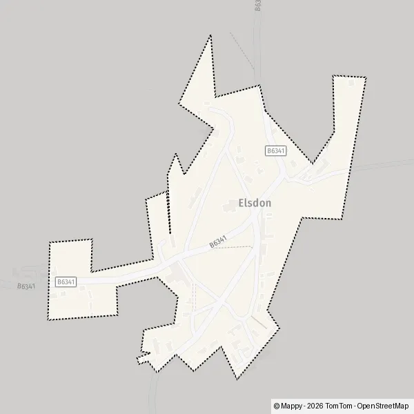 Map Elsdon: map of Elsdon, Northumberland NE19 1 and practical information