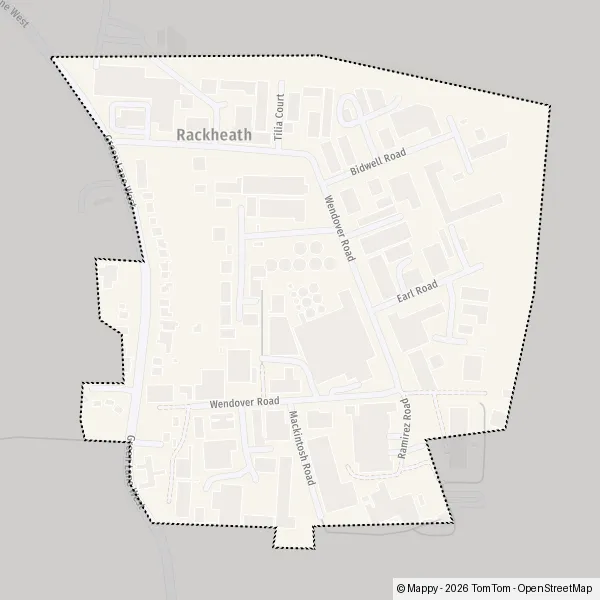 Map Rackheath: map of Rackheath, Broadland NR13 6 and practical information