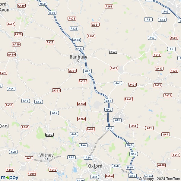 Map Adderbury: map of Adderbury (OX17 3) and practical information