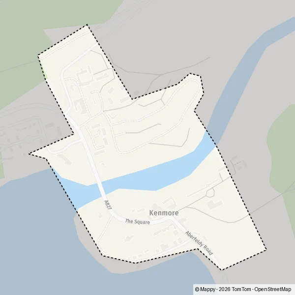 Map Kenmore: map of Kenmore, Perth and Kinross PH15 2 and practical ...