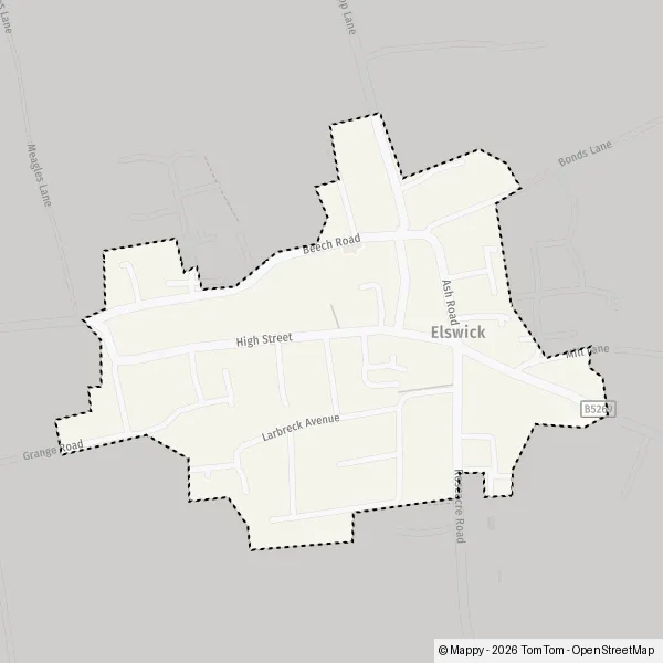 Map Elswick: map of Elswick, Fylde PR4 3 and practical information