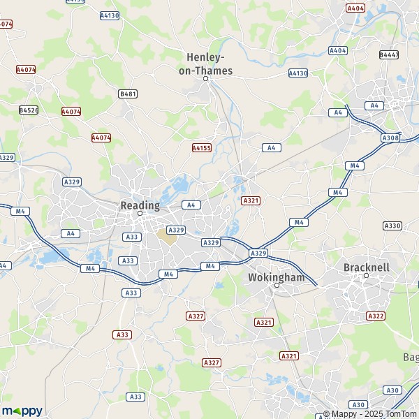 Map Wokingham: map of Wokingham (RG40 1) and practical information