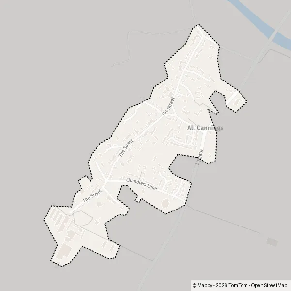 Map All Cannings: map of All Cannings, Wiltshire SN10 3 and practical ...