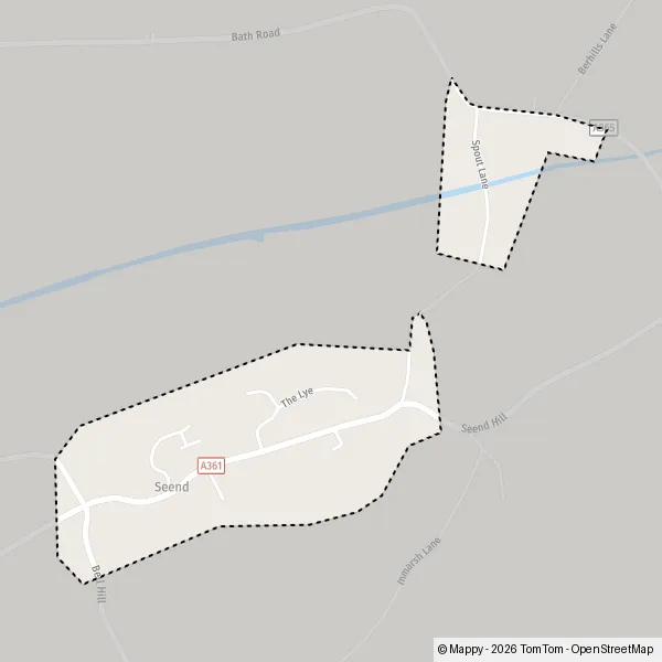 Map Seend: map of Seend, Wiltshire SN12 6 and practical information