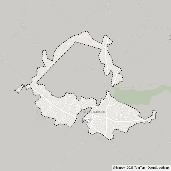 Map Bishop's Waltham: map of Bishop's Waltham, Winchester SO32 1 and ...