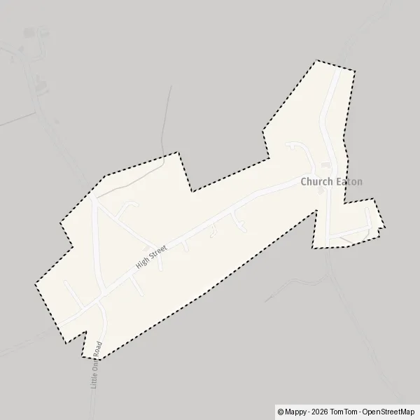 Map Church Eaton: map of Church Eaton, Stafford ST20 0 and practical ...