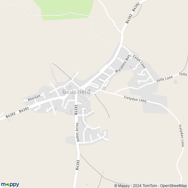 Map Guilsfield: map of Guilsfield (SY21 9) and useful information