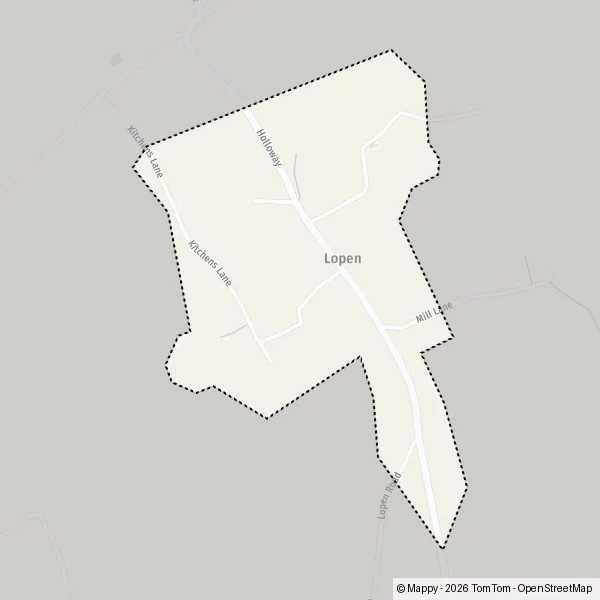 Map Lopen: map of Lopen, South Somerset TA13 5 and practical information