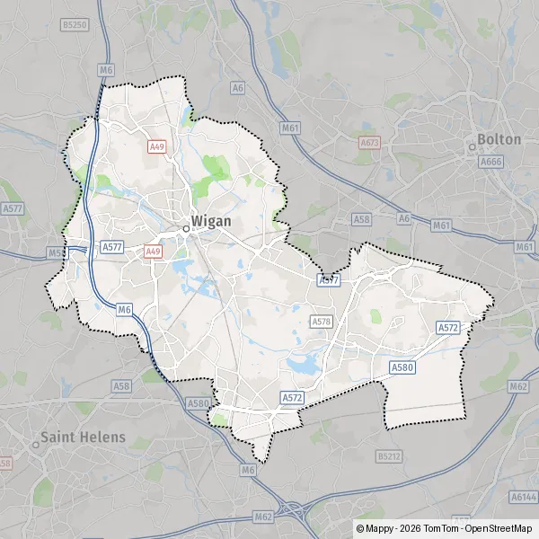 Map Ashton-in-Makerfield: map of Ashton-in-Makerfield (WA12 0) and ...