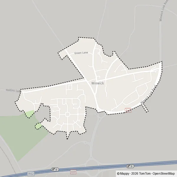 Map Winwick: map of Winwick, Warrington WA2 8 and practical information