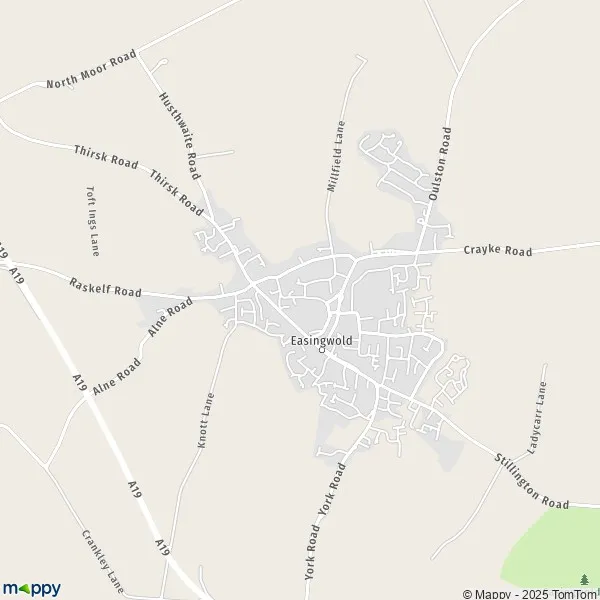 Map Easingwold map of Easingwold (YO30 1) and useful information