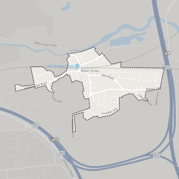 Map Water Orton map of Water Orton (B46 1) and practical information