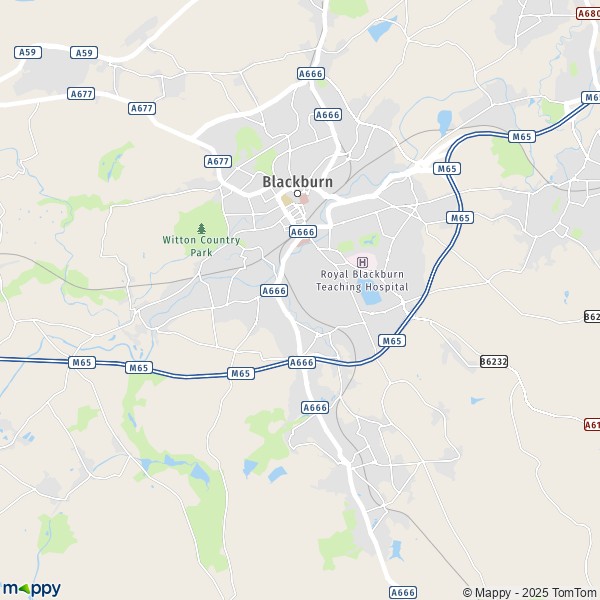 Map Blackburn map of Blackburn (BB1 7) and practical information