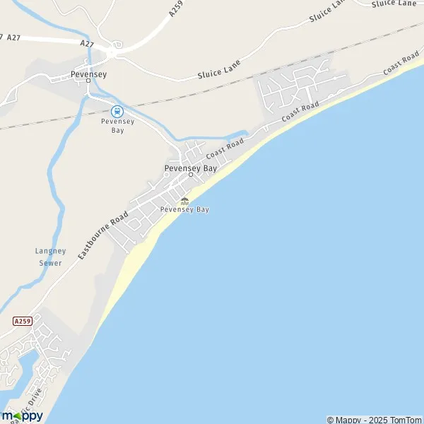 Map Pevensey Bay map of Pevensey Bay (BN24 6) and practical information