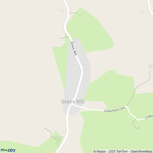 Map Grove Hill map of Grove Hill (BN27 4) and practical information