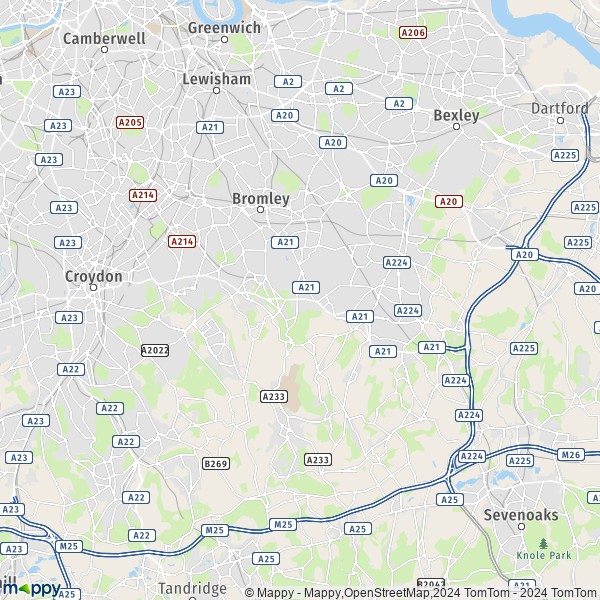 Map Bromley: map of Bromley (BR3 3) and practical information