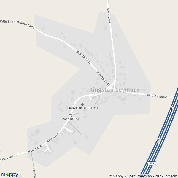 Map Kingston Seymour map of Kingston Seymour (BS21 6) and practical