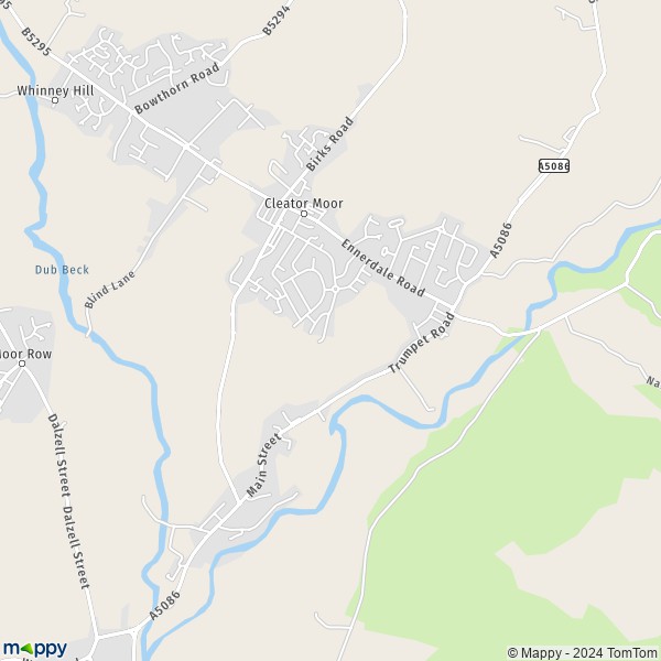 Map of Cleator Moor