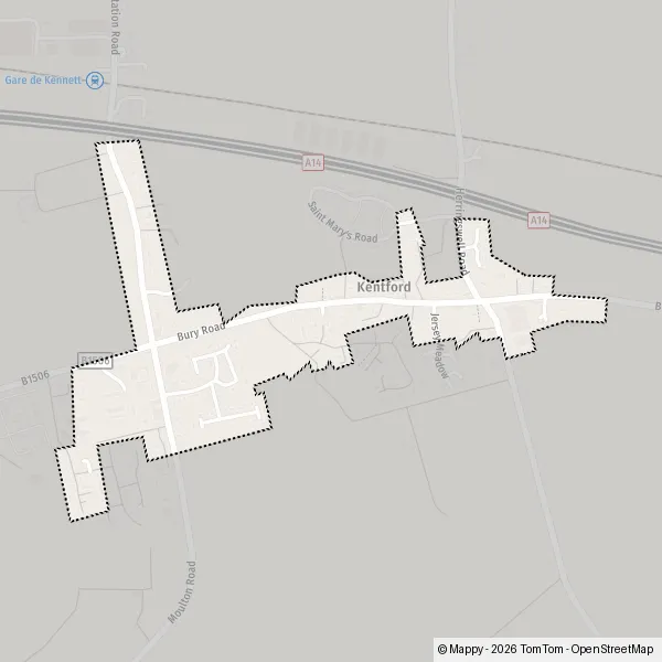 Map Kentford: map of Kentford (CB8 7) and practical information