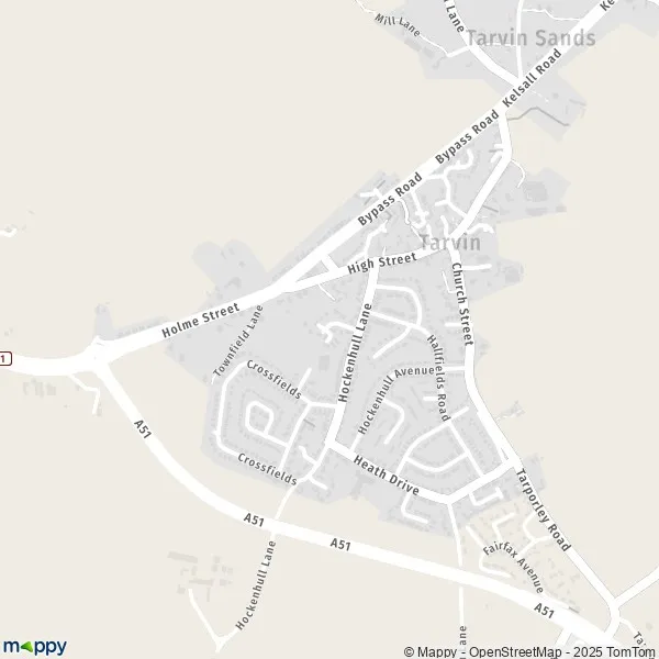 Map Tarvin map of Tarvin (CH3 8) and practical information