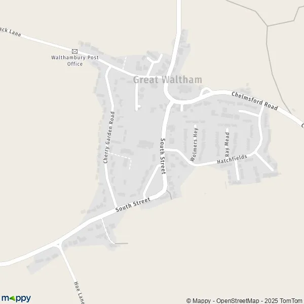 Map Great Waltham map of Great Waltham (CM3 1) and practical information