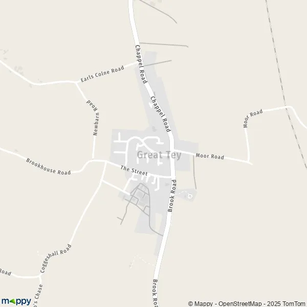 Map Great Tey map of Great Tey (CO6 1) and practical information