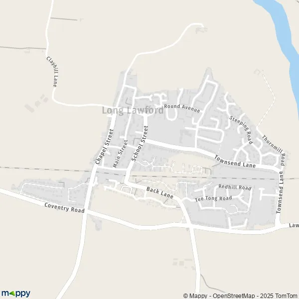 Map Long Lawford map of Long Lawford (CV23 9) and practical information