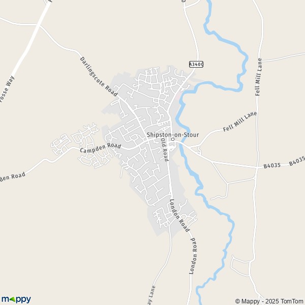 Map shipston on stour map of shipston on stour cv36 4 and practical