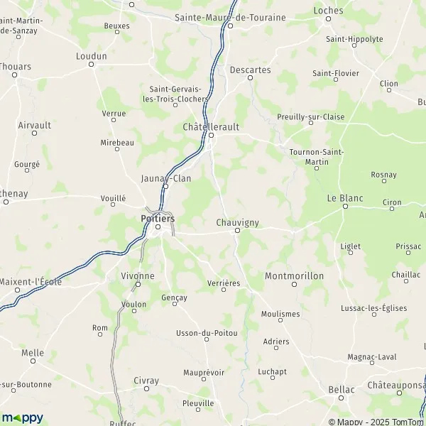 Map of Vienne map of Vienne and practical information Mappy