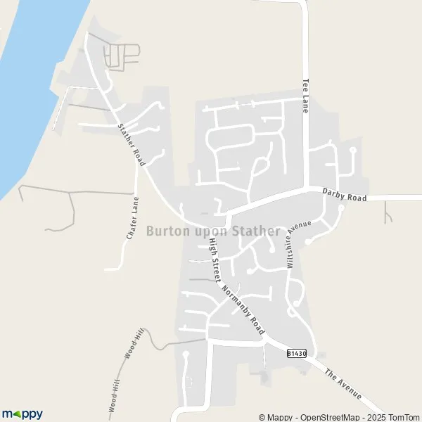 Map Burton upon Stather: map of Burton upon Stather (DN15 9) and