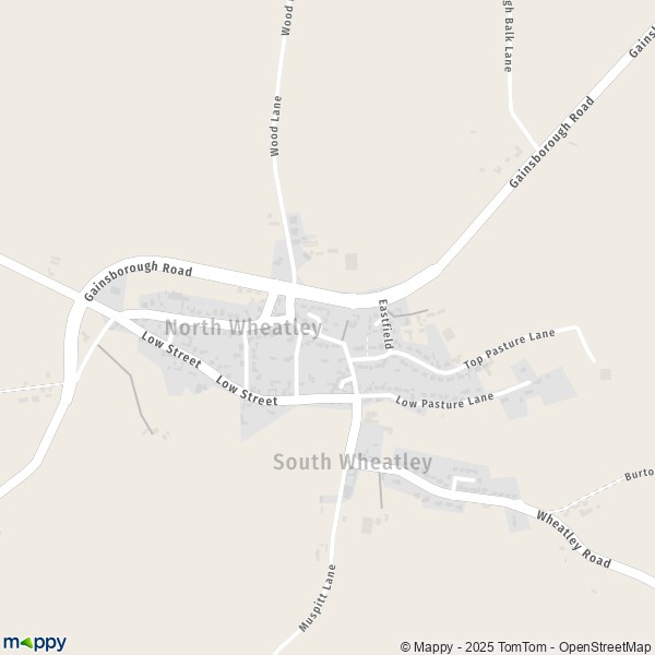 Map North Wheatley: map of North Wheatley (DN22 9) and practical ...