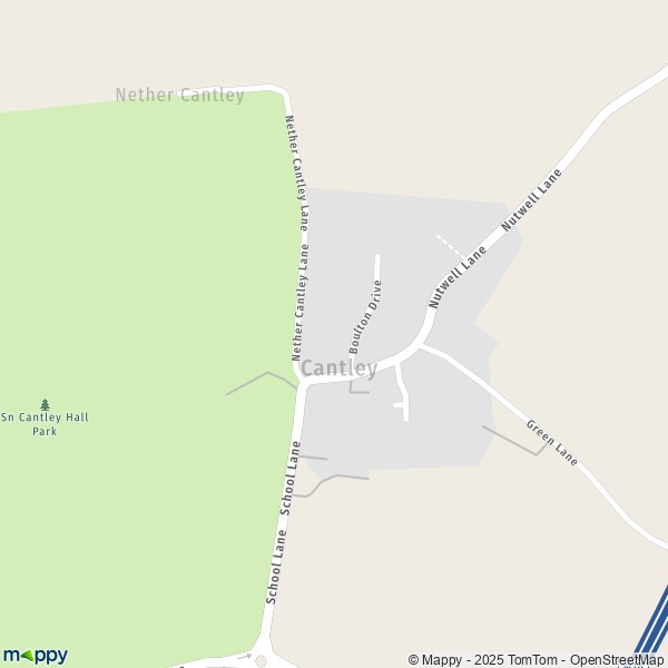 Map Cantley: map of Cantley (DN3 3) and practical information