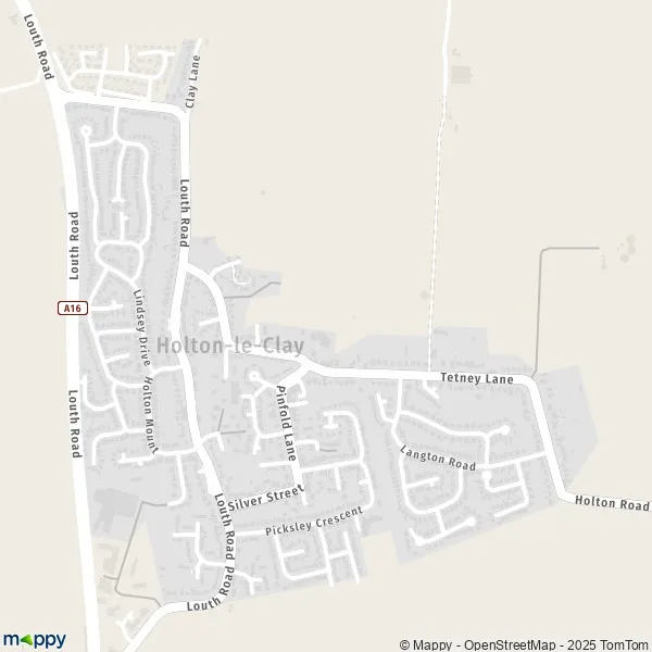 Map Holton le Clay map of Holton le Clay (DN36 5) and practical