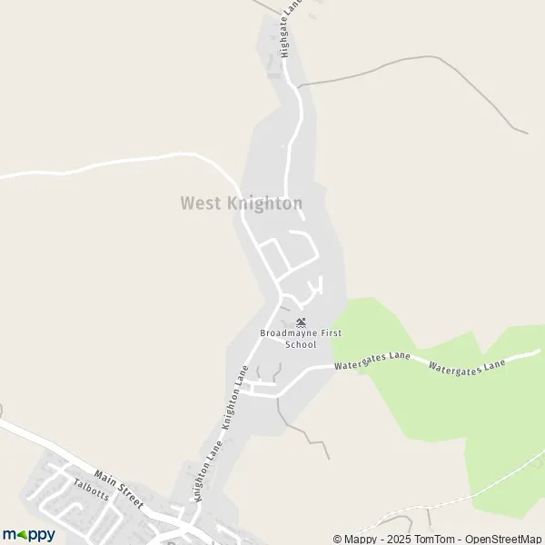 Map West Knighton map of West Knighton (DT2 8) and practical information