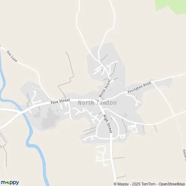 Map North Tawton map of North Tawton (EX20 2) and practical information