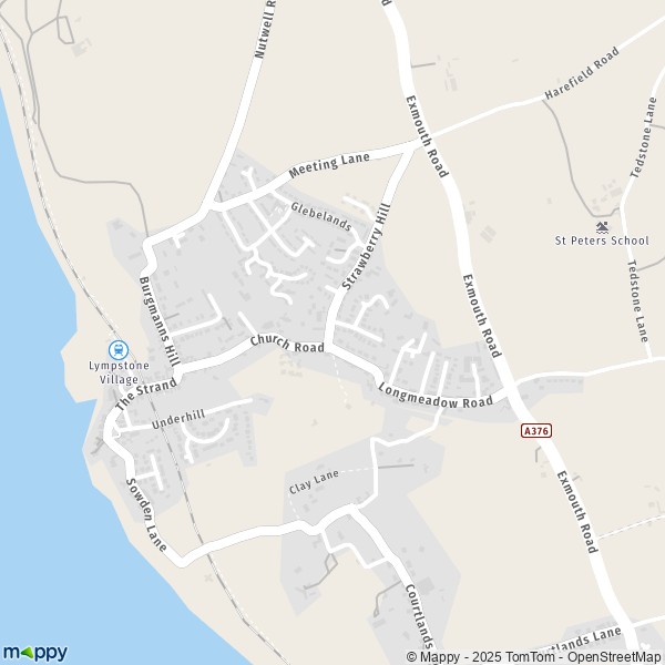 Map Lympstone: map of Lympstone (EX8 5) and practical information