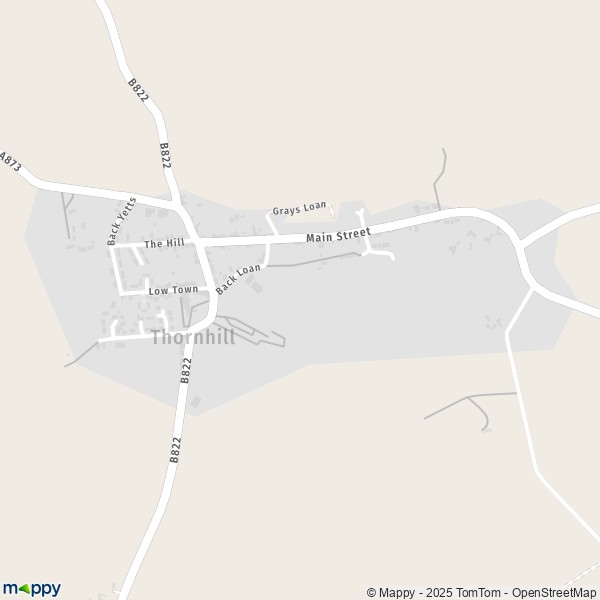 Map Thornhill: map of Thornhill (FK8 3) and practical information