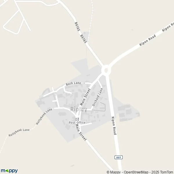 Map Ripley map of Ripley (HG3 3) and practical information