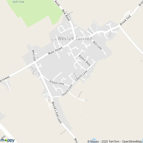 Map Weston Turville map of Weston Turville (HP22 5) and practical