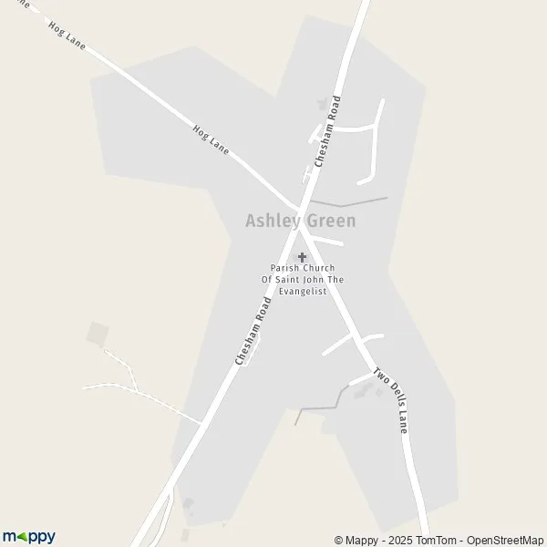 Map Ashley Green map of Ashley Green (HP5 3) and practical information