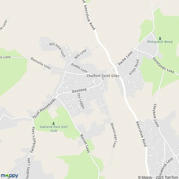 Map Chalfont Saint Giles map of Chalfont Saint Giles (HP8 4) and