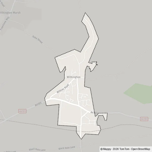 Map Withington: map of Withington (HR1 3) and practical information