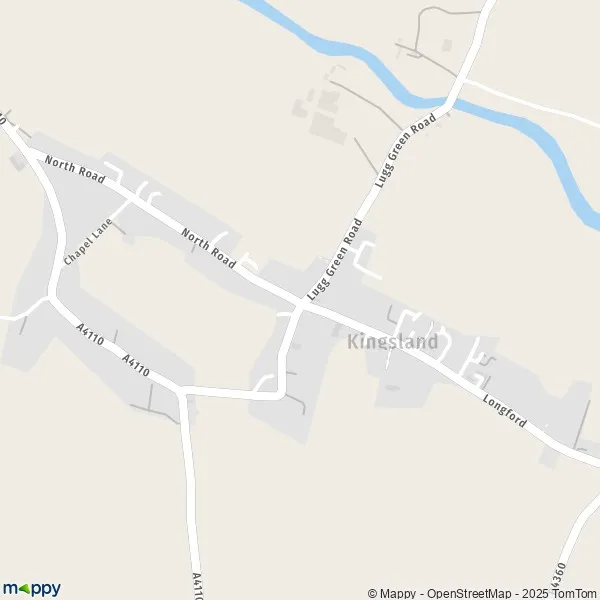 Map Kingsland map of Kingsland (HR6 9) and practical information