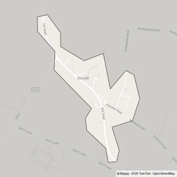 Map Occold: map of Occold (IP23 7) and practical information