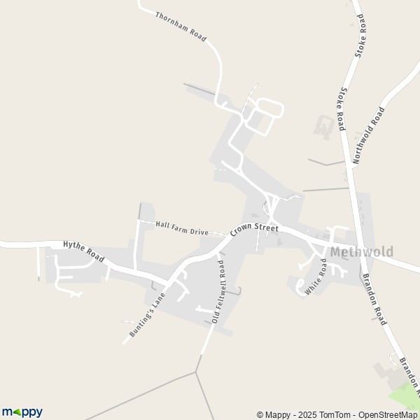 Map Methwold: map of Methwold (IP26 4) and practical information