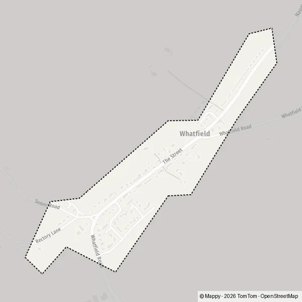 Map Whatfield: map of Whatfield (IP7 6) and practical information