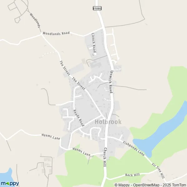 Map Holbrook map of Holbrook (IP9 2) and practical information